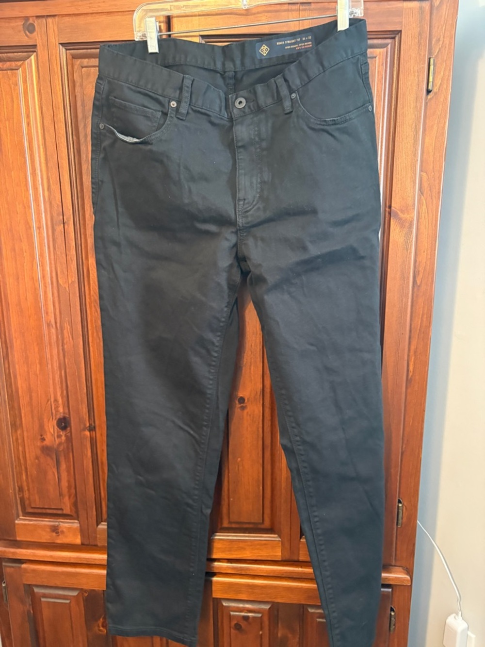 Roark Men's HWY 128 Straight Jeans in Black